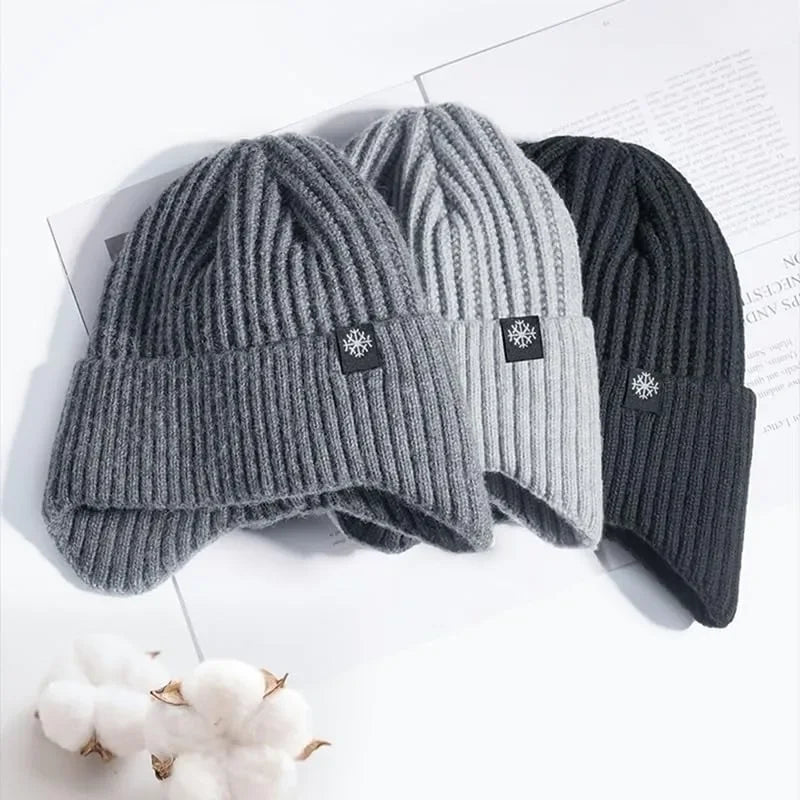 Winter Earflap Hat – Faux Fur Lined Peaked Cap for Outdoor Wear