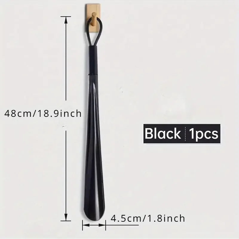 Extra Long Handle Shoe Horn – Flexible No Bend Shoe Helper