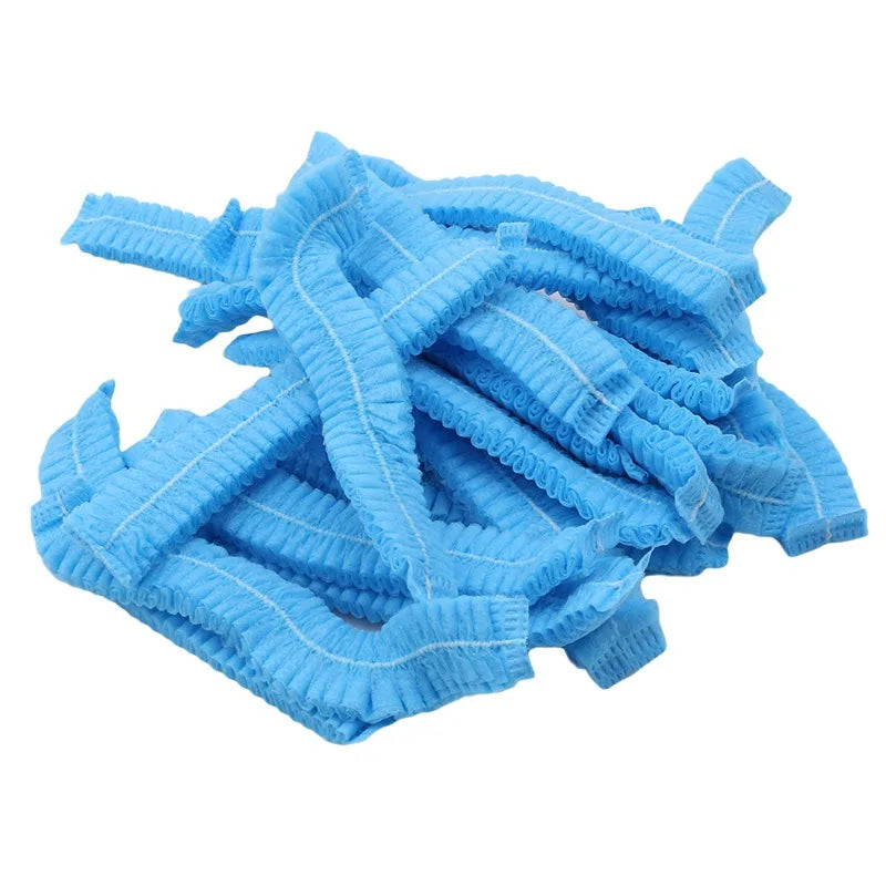 Disposable Shower Caps – 100 Pack Elastic Hair Covers
