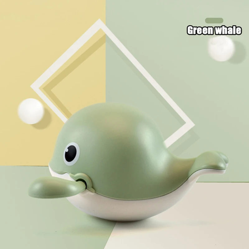 Baby Bath Toys – Wind-Up Swimming Turtle & Whale Water Toys