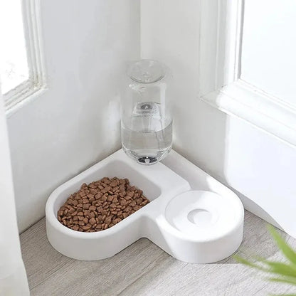 Dog Food and Water Bowl – Dual Feeding and Drinking Pet Bowl