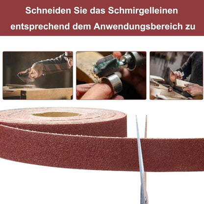 Emery Cloth Roll for Wood Sanding, Metal Polishing & DIY