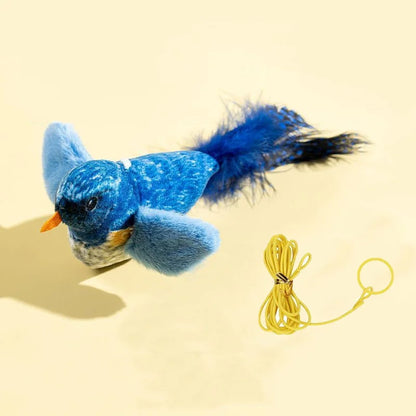 Interactive Bird Cat Toy Plush for Chewing and Play