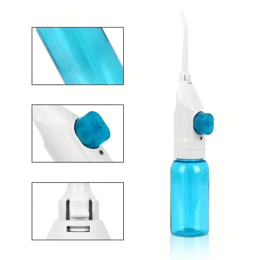 Portable Water Flosser – Manual Oral Irrigator