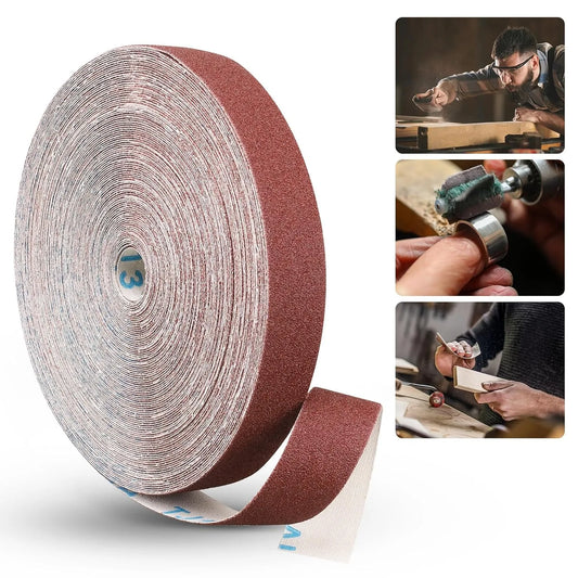 Emery Cloth Roll for Wood Sanding, Metal Polishing & DIY