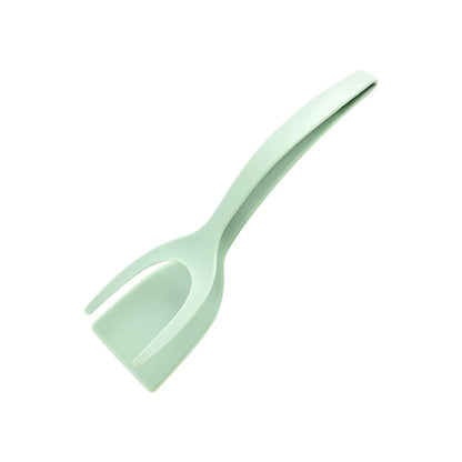 2-in-1 Spatula Tongs – Nylon Flip & Grip Kitchen Cooking Utensil