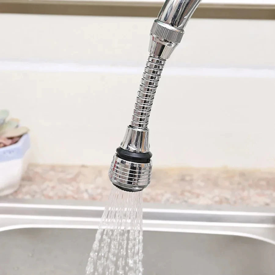 Kitchen Faucet Sprayer Attachment Rotating Splash Proof Water Extender