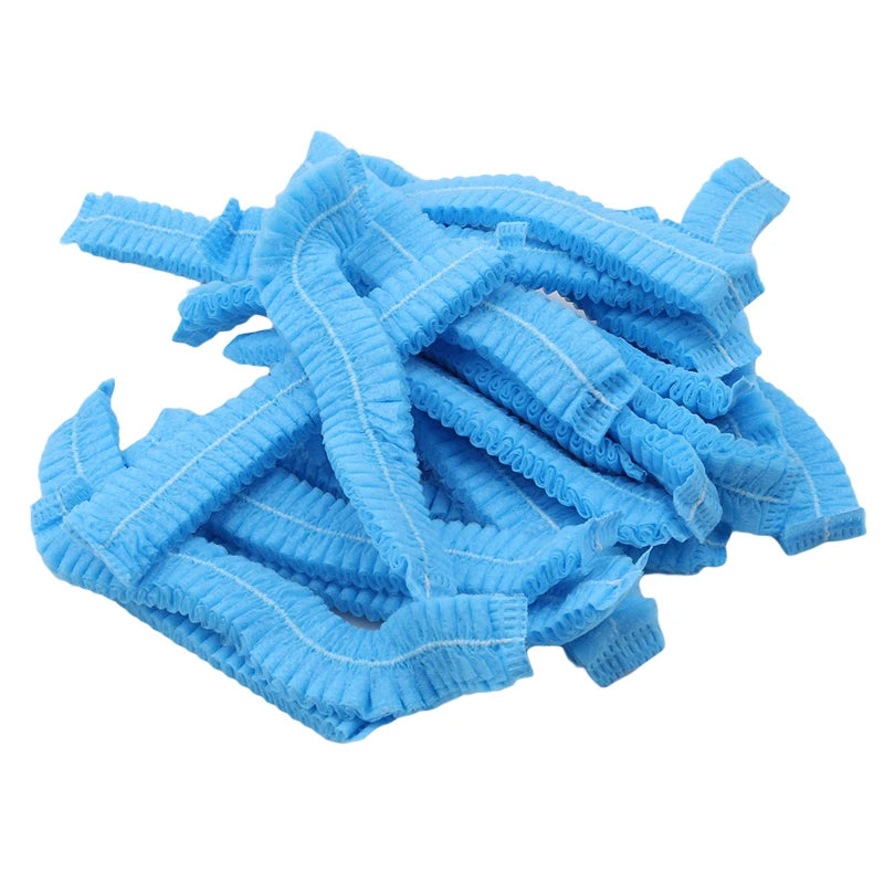 Disposable Shower Caps – 100 Pack Elastic Hair Covers