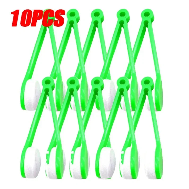 Portable Eyeglass Cleaning Brush – Microfiber Glasses Cleaning Tool
