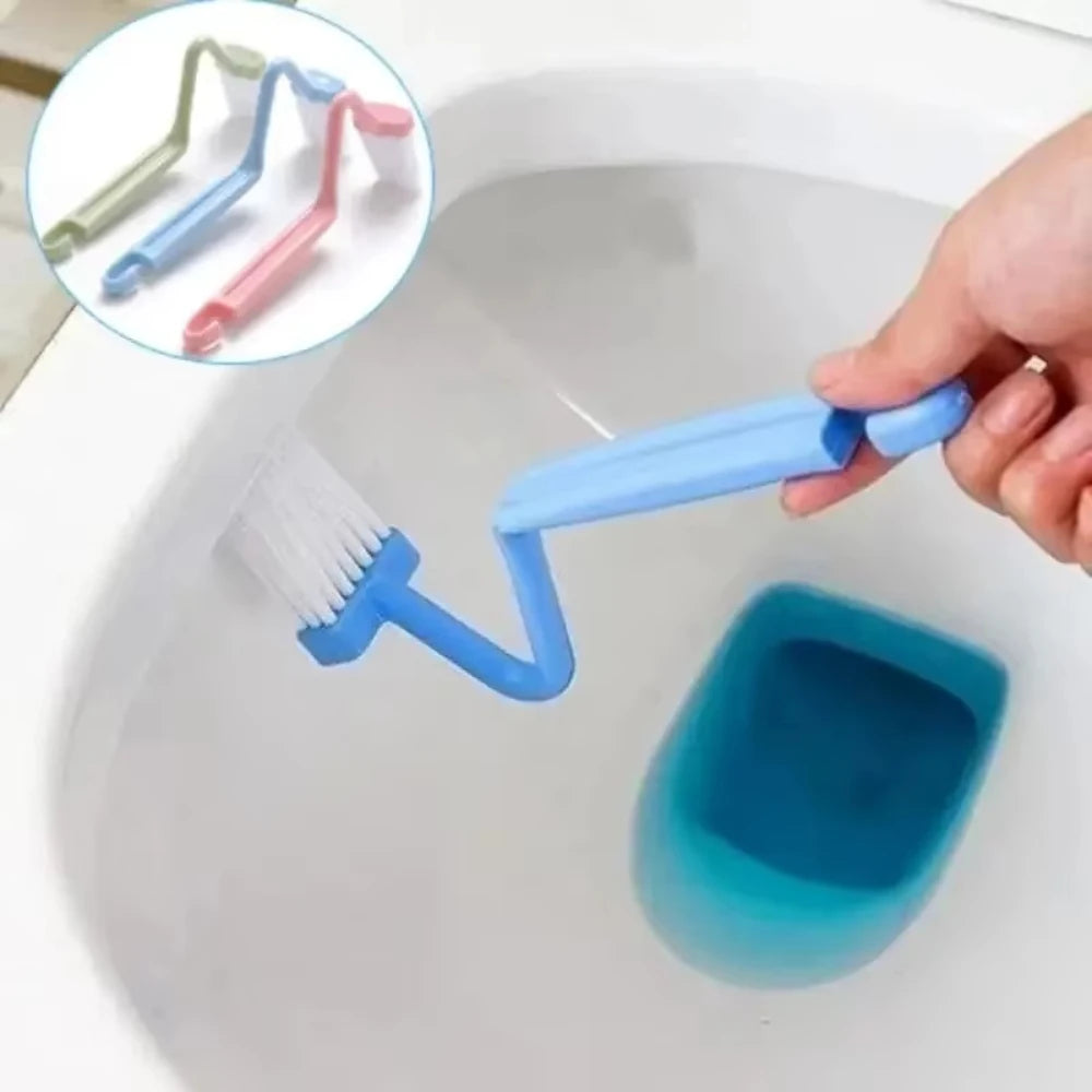 Curved Toilet Brush – Long Handle Deep Cleaning Tool