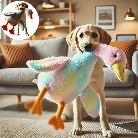 Duck Plush Dog Toy 50cm Soft Interactive Pet Companion Toy