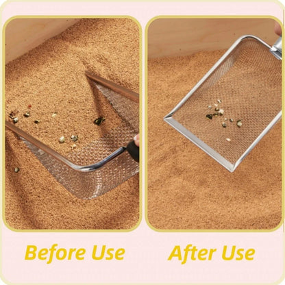 Stainless Steel Cat Litter Scoop – Rust-Resistant Waste Removal Tool