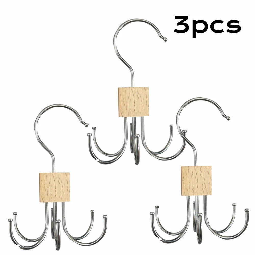Rotating Storage Hanger – 360° Multi Hook Closet Organizer