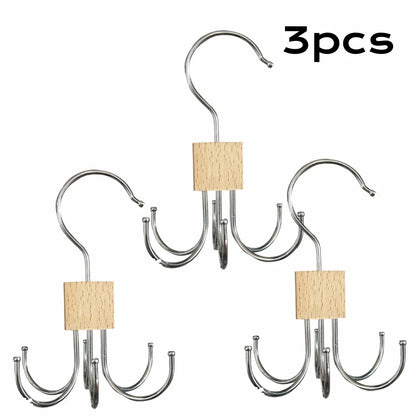 Rotating Storage Hanger – 360° Multi Hook Closet Organizer