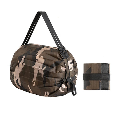 Foldable Shopping Bag Large Capacity Reusable Nylon Travel Tote