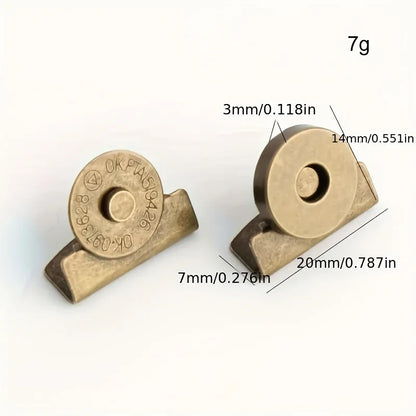 Magnetic Snap Closures 8-Piece Set for Bags and Hidden Fastening