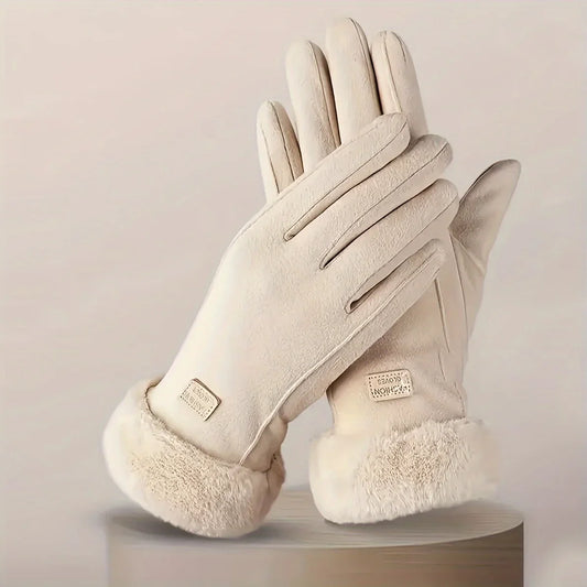 Touchscreen Gloves – Women's Warm Plush Lined Winter Gloves