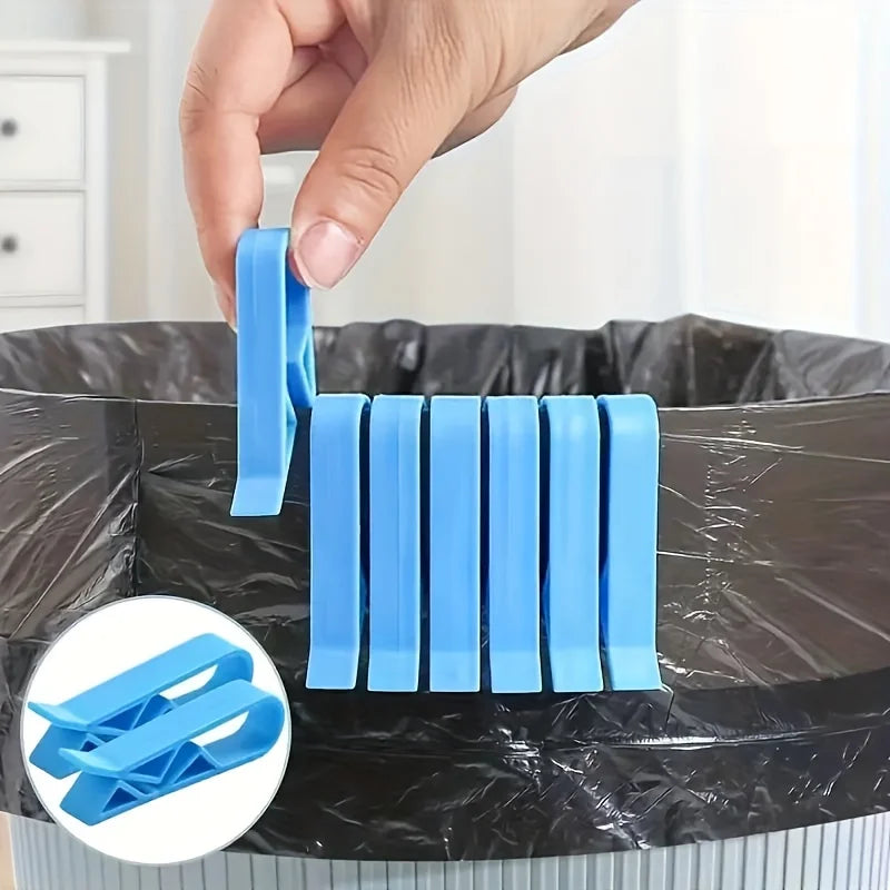 10PCS Trash Can Bag Clips – Non-Slip Trash Bag Holder Clips