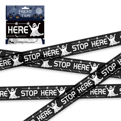 Halloween Warning Tape – Skull Design Spooky Party Decoration