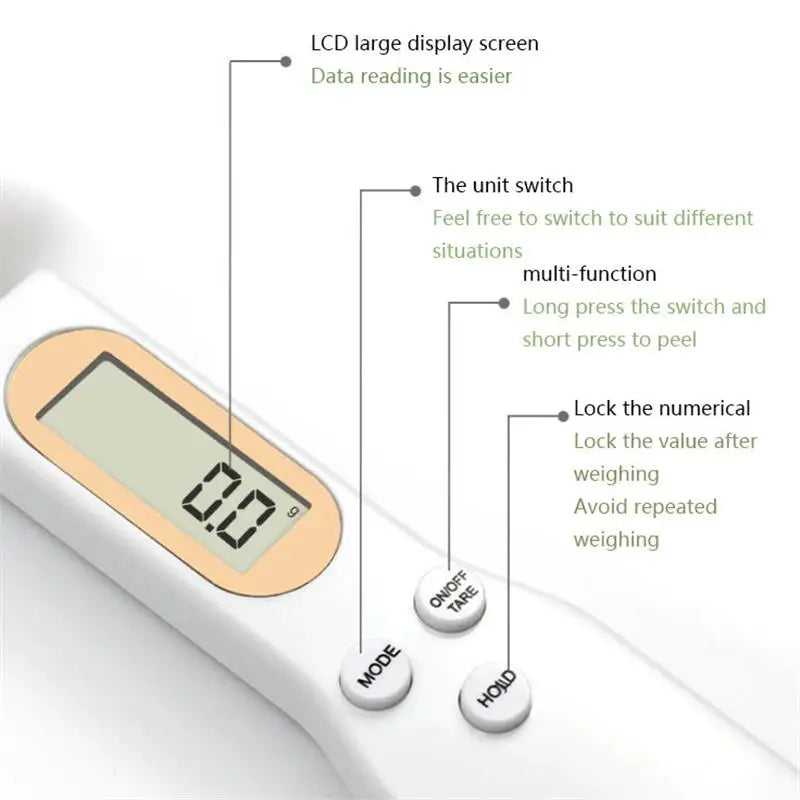 Digital Measuring Spoon Scale for Coffee, Baking and Cooking