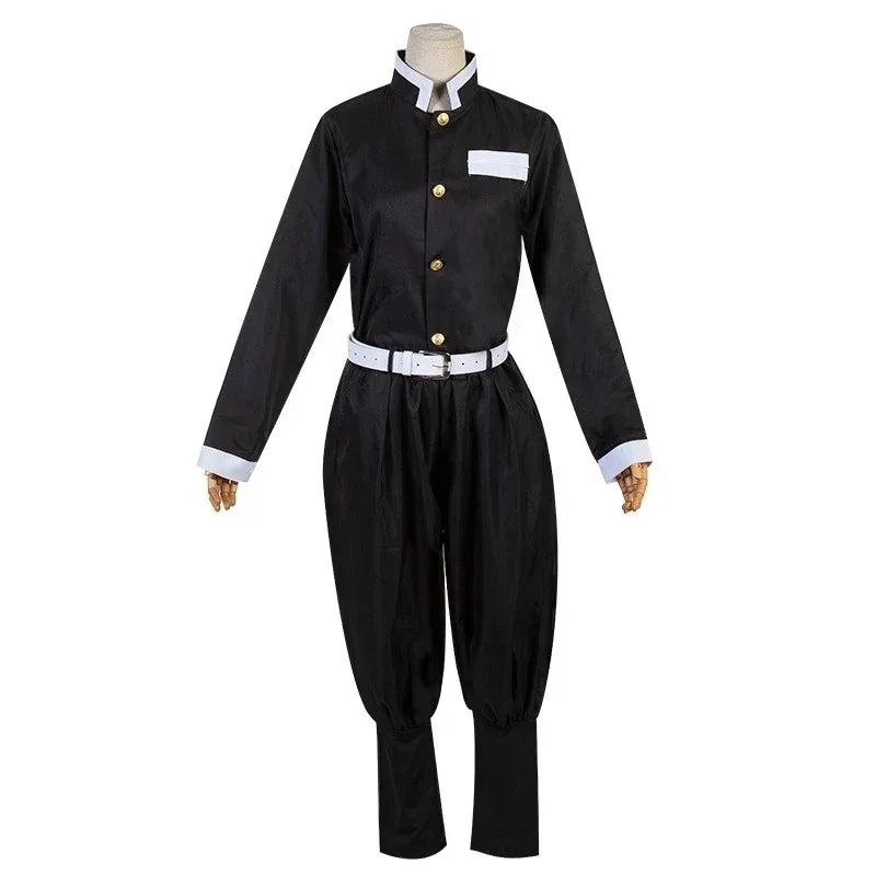 Women’s Anime Cosplay Costume – Kimono-Inspired Top & Pants Set