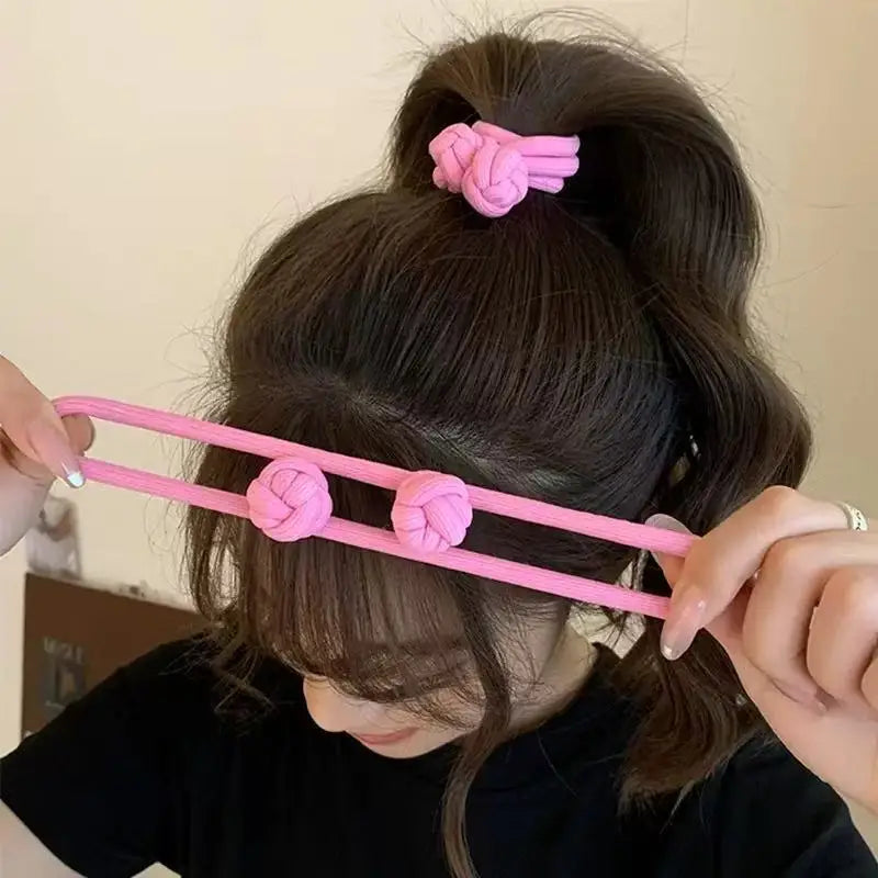 Women's Stretchy Hair Ties – Elastic Ponytail Bands for Daily Use
