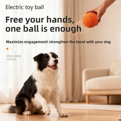 Interactive Dog Ball – Rechargeable Chew Resistant Pet Toy