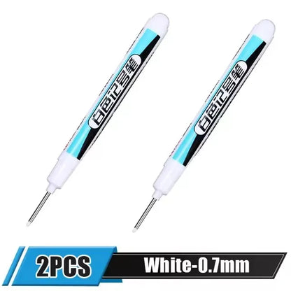 White Paint Marker Pen for Wood, Glass, Metal & Plastic