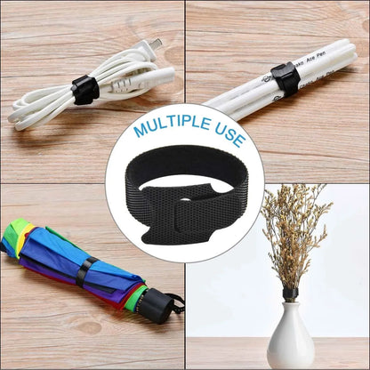 Cable Organizer Strap for Wire Management and Cord Storage