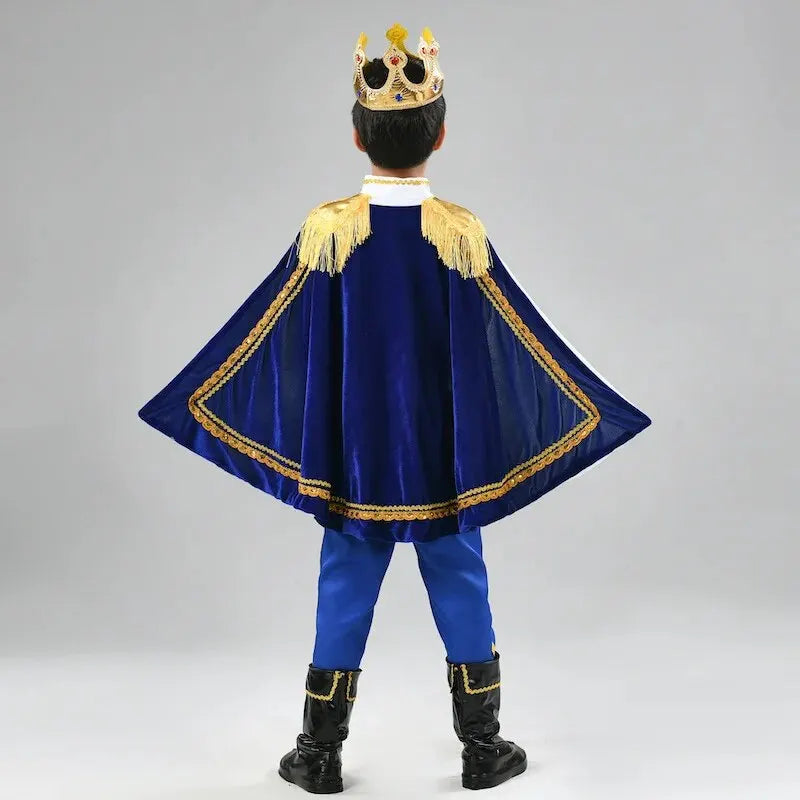 Royal Prince Costume – Kids Medieval King Dress-Up Set
