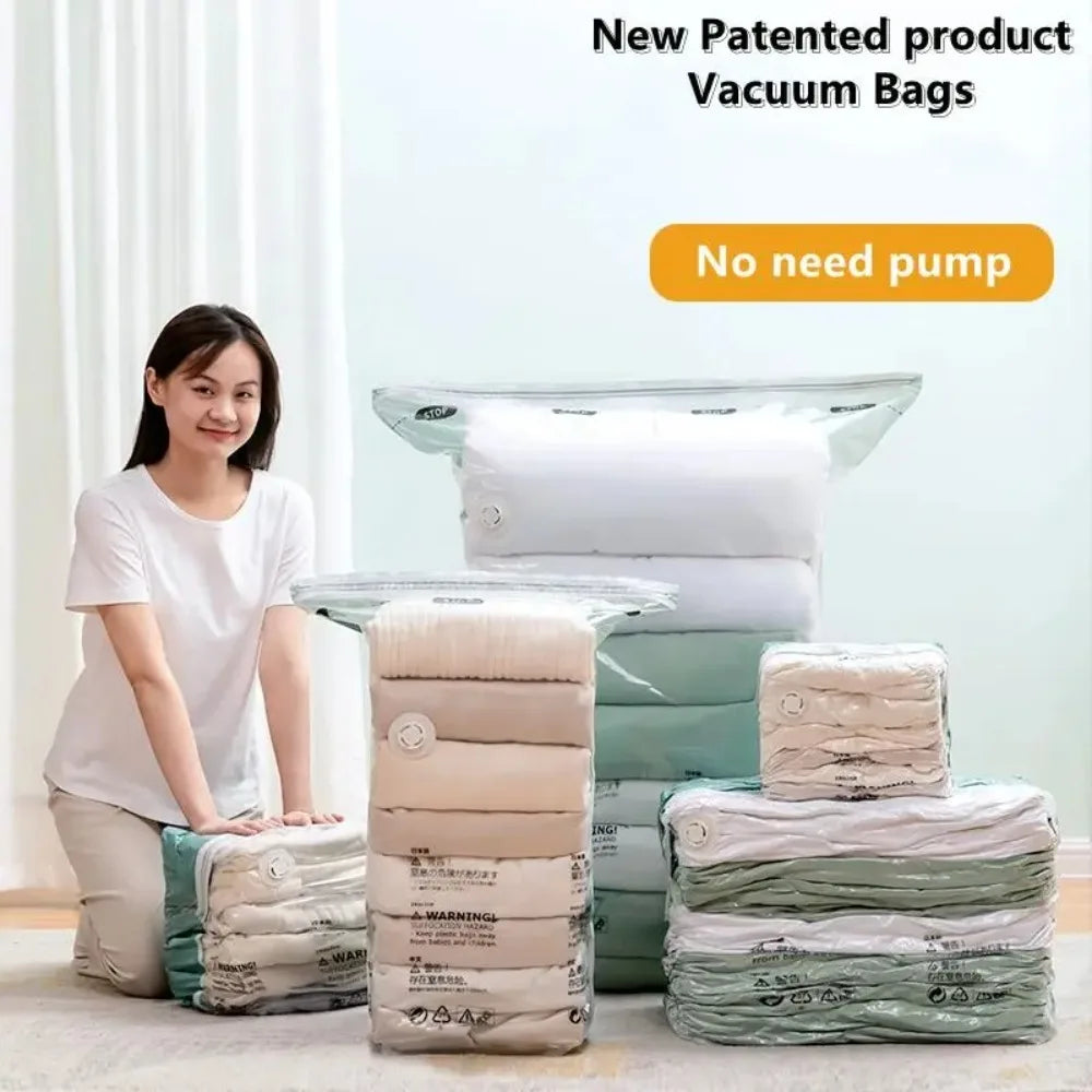 Vacuum Storage Bags – Reusable Compression Storage for Clothes