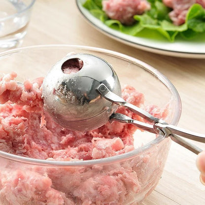 Stainless Steel Meatball Maker Tool for Meatballs and Rice Balls