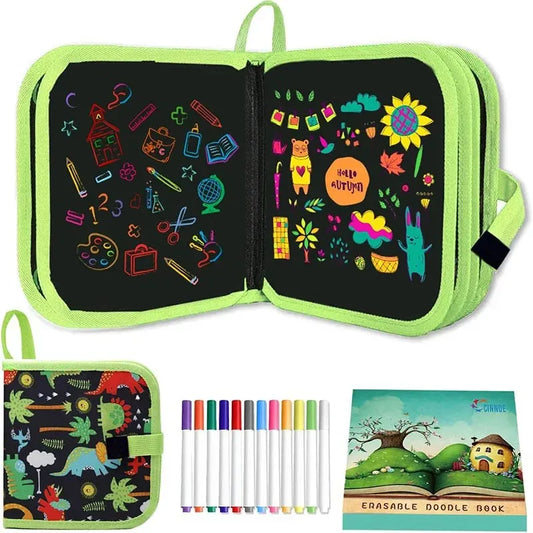 Reusable Drawing Book for Kids – Erasable Doodle & Coloring Set