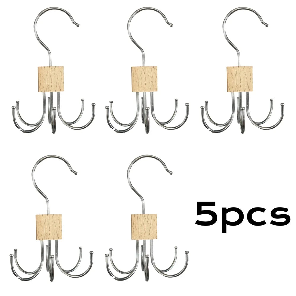 Rotating Storage Hanger – 360° Multi Hook Closet Organizer