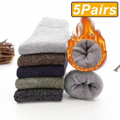Men's Crew Socks – Breathable Cotton Blend Sports Socks, 5/10 Pairs