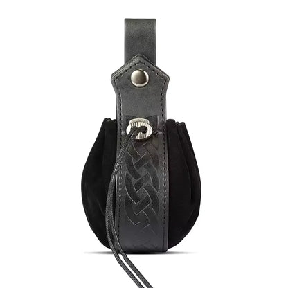Medieval Viking Waist Bag Retro Drawstring Purse Pouch  Coin Pouch Portable Coin Purse for Renaissance Fairs LARP Cosplay Party