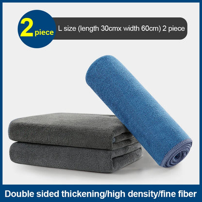 Microfiber Car Cleaning Towel Soft Double Layer Drying Cloth
