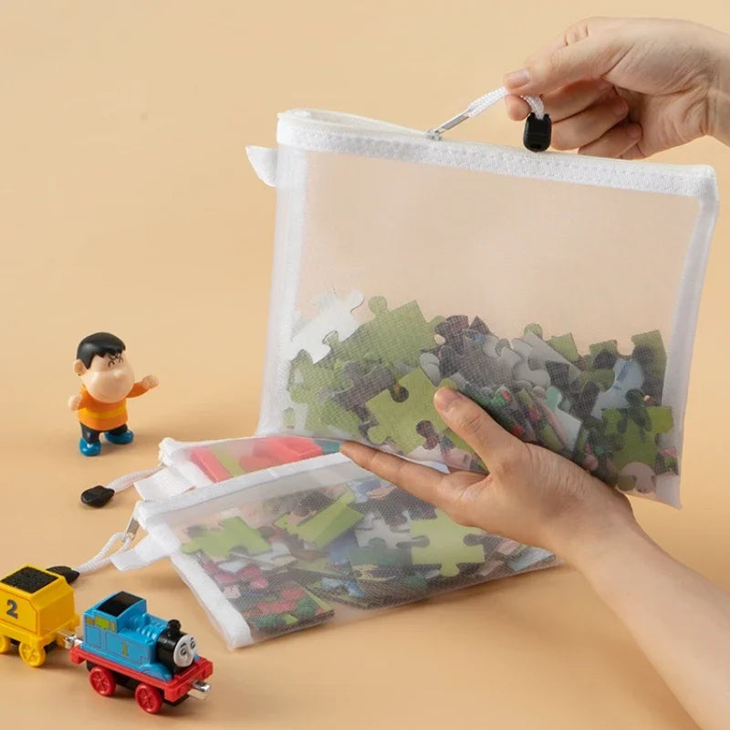 Mesh Zipper Storage Bag – Waterproof Organizer Pouch