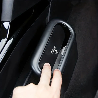 Mini Car Trash Can – Leak-Proof Auto Waste Bin With Lid