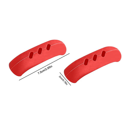 2 Pack Silicone Pan Handle Covers – Heat Resistant Grip Sleeves