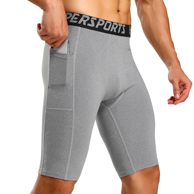 Men's Compression Shorts for Running Gym Workout and Training