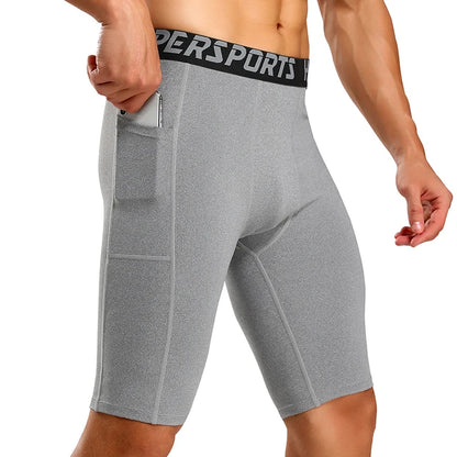 Men's Compression Shorts for Running Gym Workout and Training