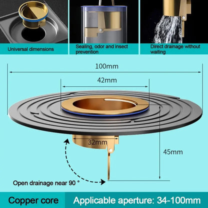 Floor Drain Core – Fast Drainage Odor & Insect Proof Drain Insert