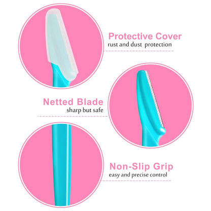 Eyebrow Razor with Protective Cover – Easy Facial Hair Trimmer