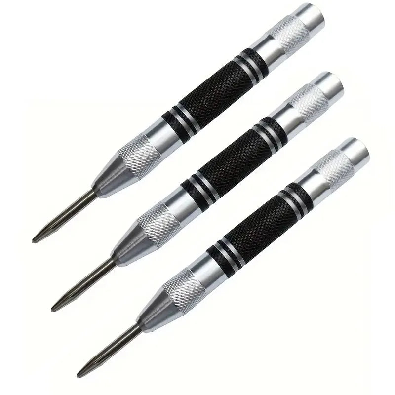 Automatic Center Punch – Spring Loaded Hole Marker for Wood & Metal
