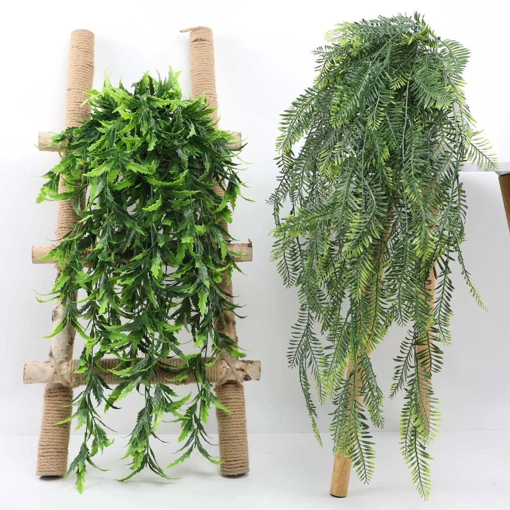 Artificial Fern Vine – Hanging Greenery for Home & Party Decor