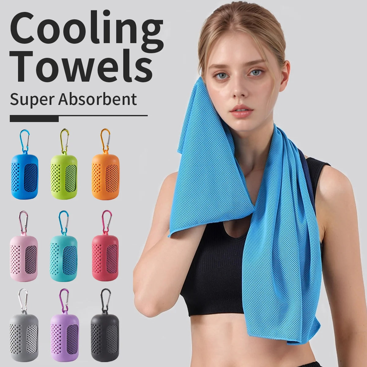 Cooling Towel – Portable Quick Dry Sports and Fitness Towel