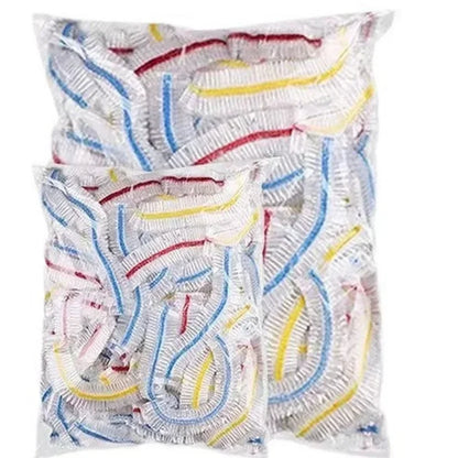 Disposable Food Covers – 100PCS Colorful Freshness Seal Wraps