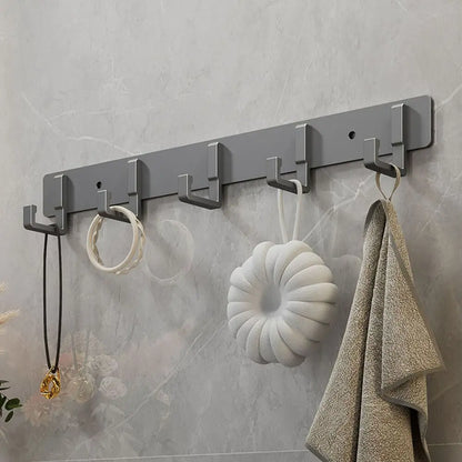 Adhesive Wall Hooks – No Drill Stainless Steel Towel & Robe Hanger