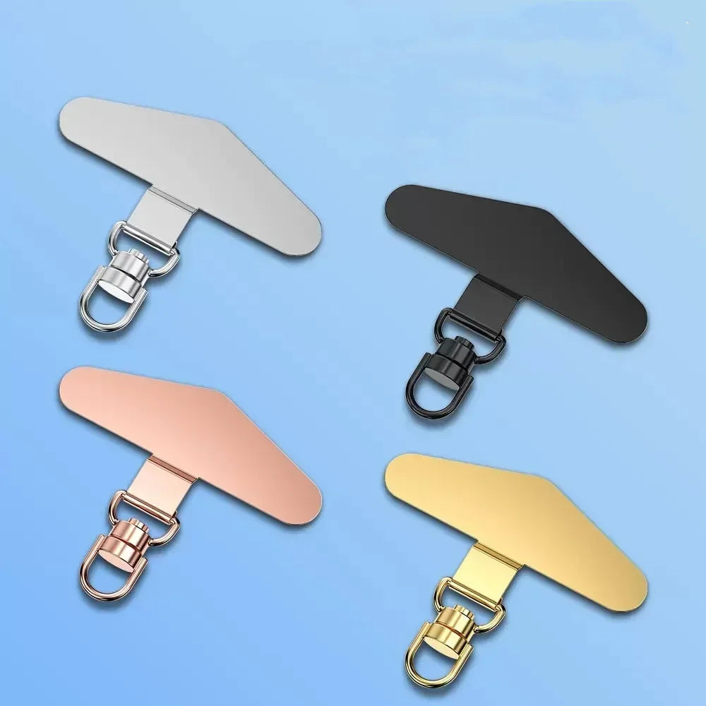 Phone Lanyard Patch – 360° Rotation Metal Tether Tab for Cell Phones